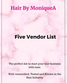 HairBy MoniqueA: Five Vendor List