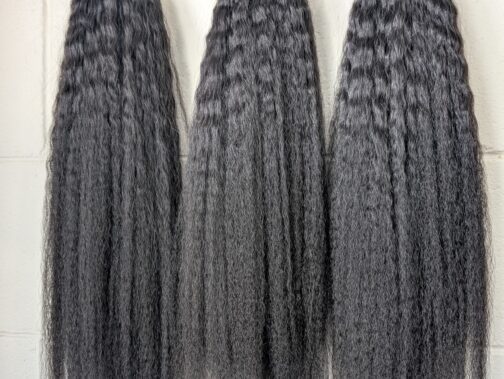 HBM Single Drawn Kinky Straight Bundles - Image 2